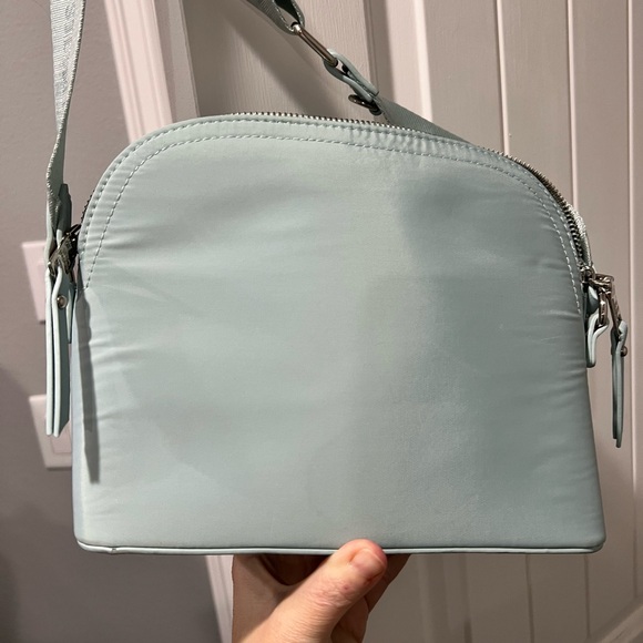 Steve Madden bag purse small mint green light blue crossover - Picture 2 of 11